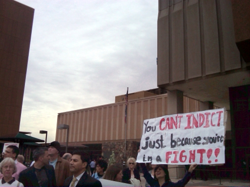 Lawyers of Maricopa County protest against prosecutor